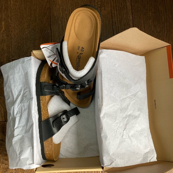 Aerothoitc Woman’s Arch Support Casual Strappy Slide Sandal - Picture 7 of 10